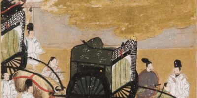 土佐光信「匂宮」源氏物語絵アルバム第42帖、ハーバード美術館所蔵（1509-1510年）