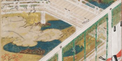 土佐光信「少女」源氏物語絵アルバム第21帖、アーサー・M・サックラー美術館所蔵（1509-1510年）