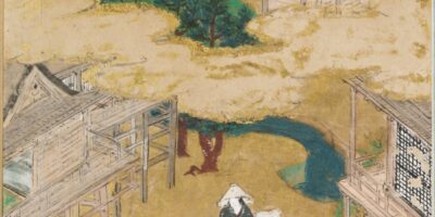 土佐光信「玉鬘」源氏物語絵アルバム第22帖、アーサー・M・サックラー美術館所蔵（1509-1510年）