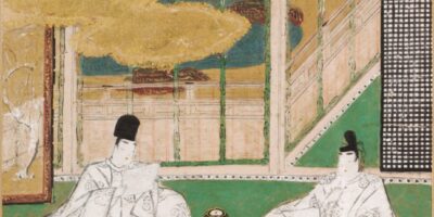 土佐光信「梅枝」源氏物語絵アルバム第32帖、アーサー・M・サックラー美術館所蔵（1509-1510年）