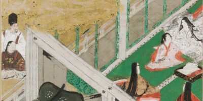 土佐光信「薄雲」源氏物語絵アルバム第19帖、ハーバード美術館所蔵（1509-1510年）